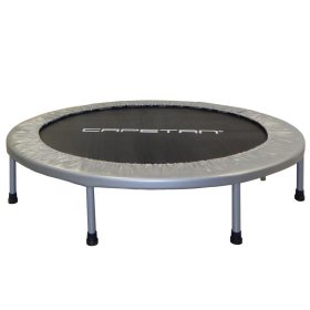   Capetan® Fit Fly Silver 122cm fitness trampoline, 100kg max user weight, premium padding