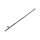 Capetan® 213cm Barbell, 30mm diameter, spring collars, 38cm length for weight plates