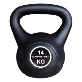 Capetan® 14Kg cement filled plastic kettlebell