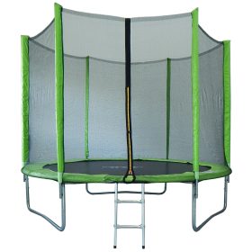   Capetan® - Jelly Lime 305 cm trampoline with safety net and ladder