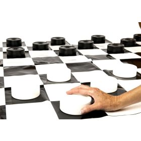 Capetan® Trully outdoor checkers set - 10x4 cm pucks