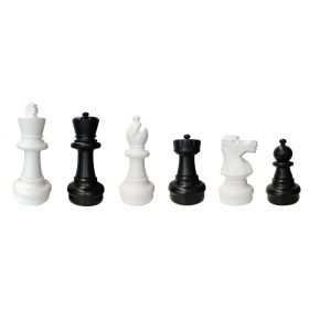 Capetan® Gringo outdoor chess set with 31cm king height
