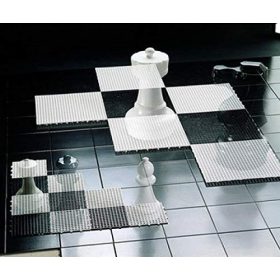   Capetan® 143x143cm UV resistant plastic chess playfield (64pcs)