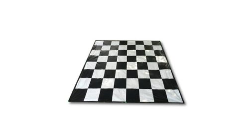 Capetan® 146x146cm textile playfield for chess sets with anchoring set and bag