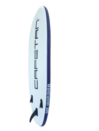 Capetan® - 135Kg - Speedy 300 x 76 x 15cm SUP board set - with leash and connectors for kayak seat