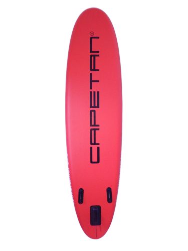 Capetan® - 140Kg - Mamba (RED) 320 x 76 x 15cm SUP Paddleboard set - with leash and connectors for kayak seat