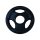 Capetan® Sport Professionl Line Olympic Tri Grip 1,25Kg rubber coated 51mm weight plate - Dimensions: 16x2,5cm