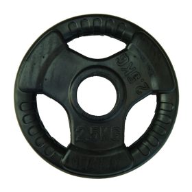   Capetan® Sport Professionl Line Olympic Tri Grip 2,5Kg rubber coated 51mm weight plate - Dimensions: 20x2,5cm