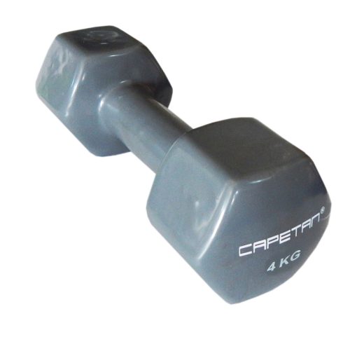 Capetan Professional Line 2x4Kg Vinyl coated dumbbell hand weights set