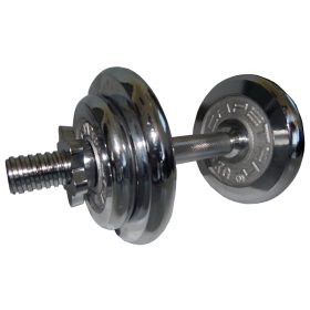 Capetan® 10kg weight set with chrome finish