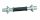 Capetan® 355x30mm one hand bar with plastic handle cover, star locks, 10cm handle, 8cm racking space on both sides