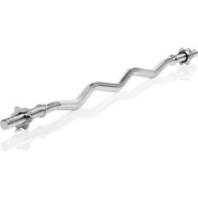   Capetan® EZ Curl bar 120cm length, 30mm diameter, star locks, max load 150kg