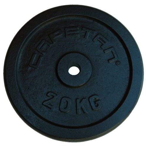 Capetan® 20Kg  31mm diameter, cast iron weight plate, dimensions: 38x4cm