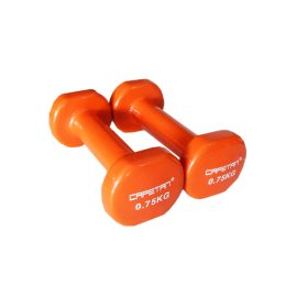 Capetan® 2x0,75Kg Vinyl coated hand weights set